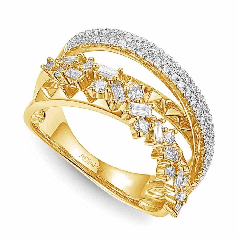 Pierścionek z diamentami (R86489 Y): 7 - zdjęcie: 1