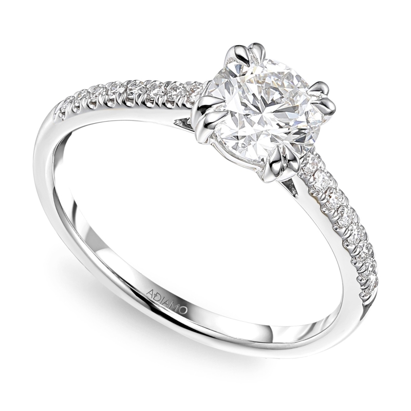 Pierścionek z diamentem laboratoryjnym (R100323 W LGD 1,03ct) : 10 - zdjęcie: 1