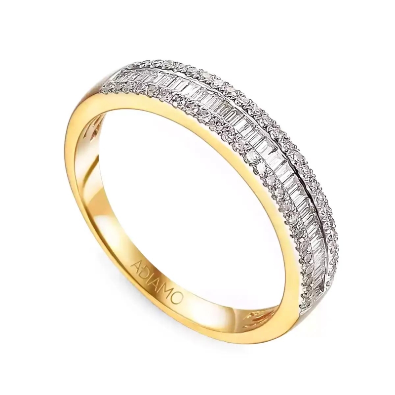 Pierścionek z diamentami (R43294 Y): 8 - zdjęcie: 1