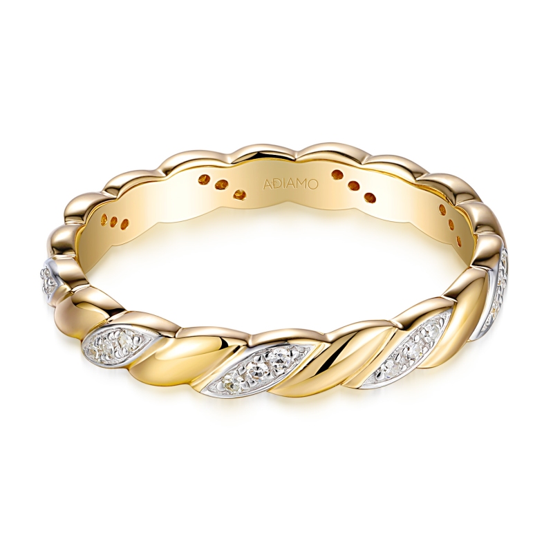 Pierścionek z diamentami (R97775 Y): 10 - zdjęcie: 2