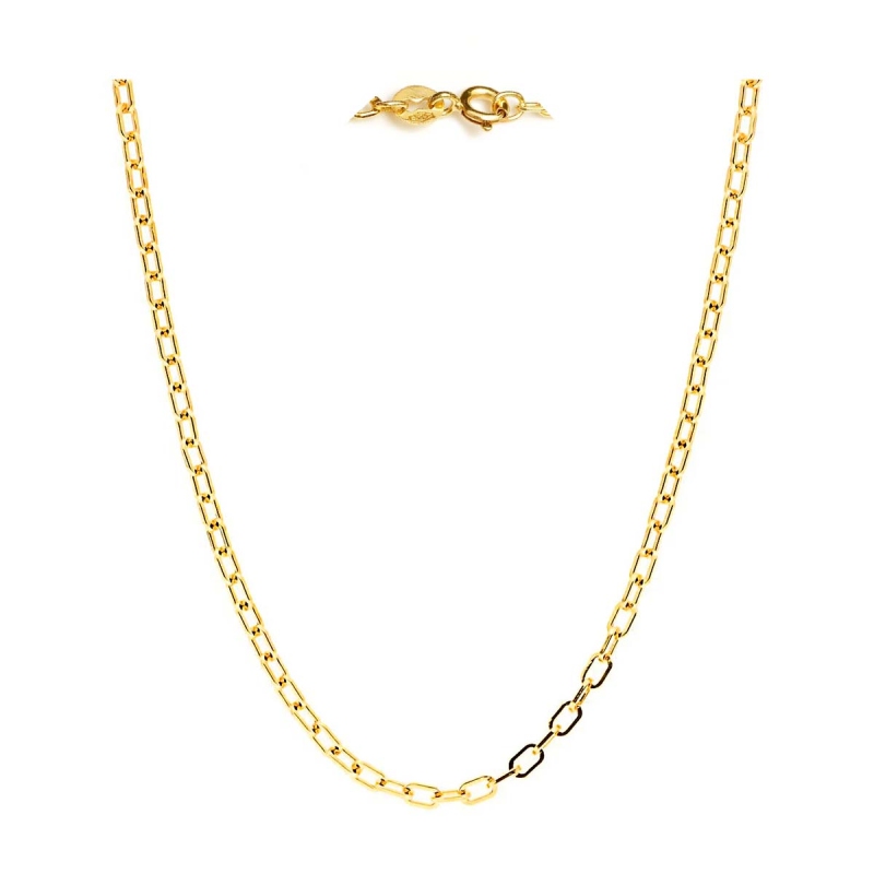 Łańcuszek złoty splot ankier 55cm (N547 Y) - zdjęcie: 1