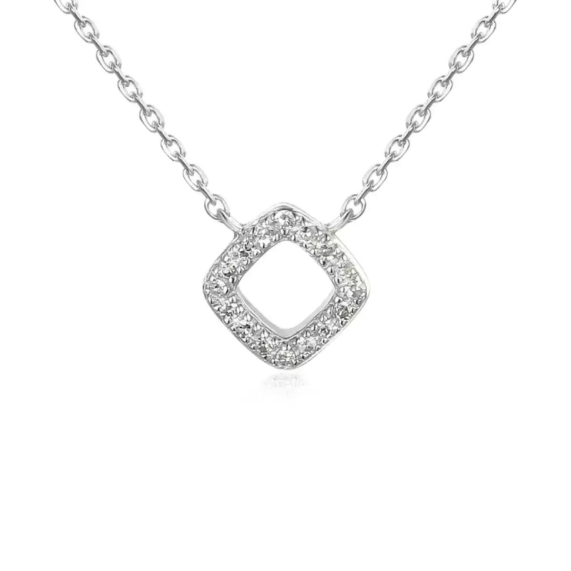 Naszyjnik z diamentami (N08281 W C 375) - zdjęcie: 1