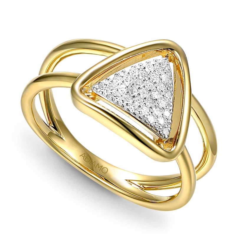 Pierścionek z diamentami (R88487 Y): 17 - zdjęcie: 1