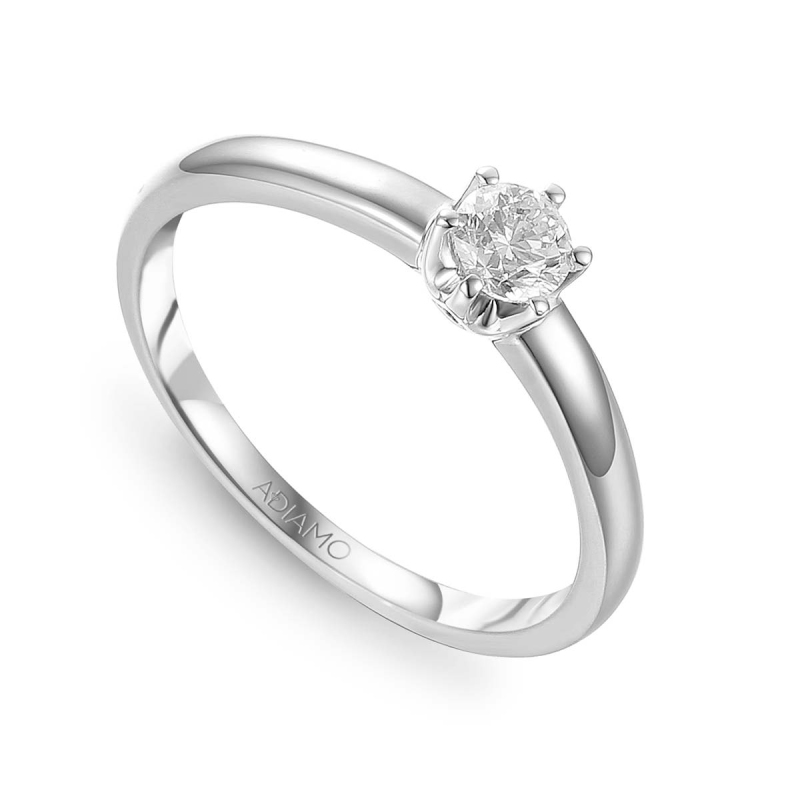 Pierścionek z diamentami (R24275 W 0,18ct): 9 - zdjęcie: 1