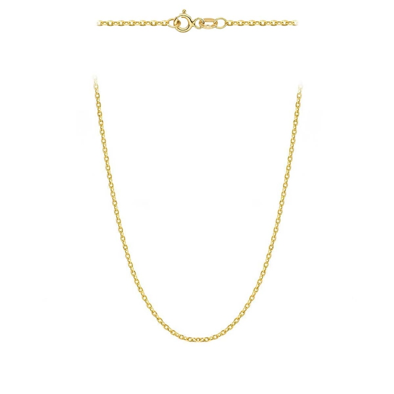 Łańcuszek złoty splot rolo 50cm - zdjęcie: 1