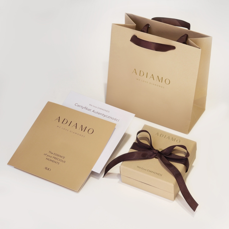 Bransoletka tenisowa z diamentami 15 ct (B01538 W) - zdjęcie: 3