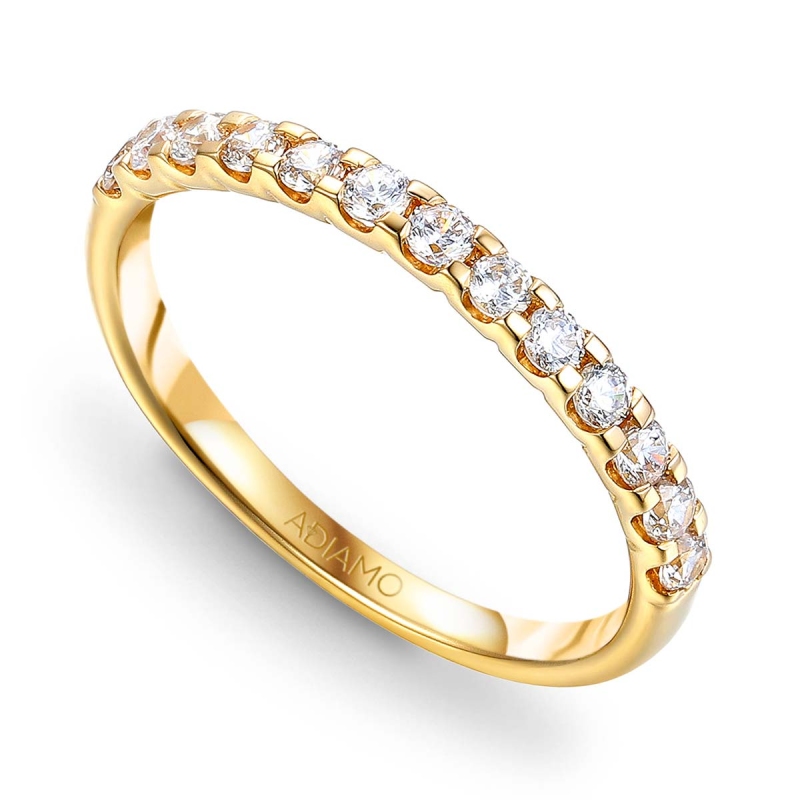 Obrączka ślubna z diamentami (O-R82597 Y): 7 - zdjęcie: 1