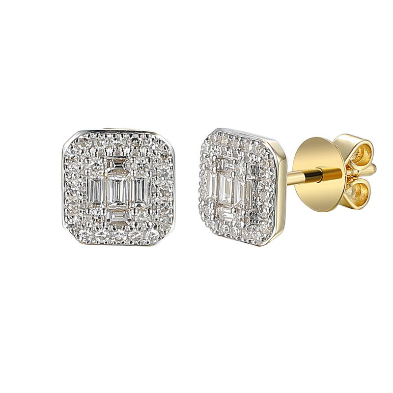 Komplet bizuterii z diamentami (E+R71618+N11582) - zdjęcie: 4