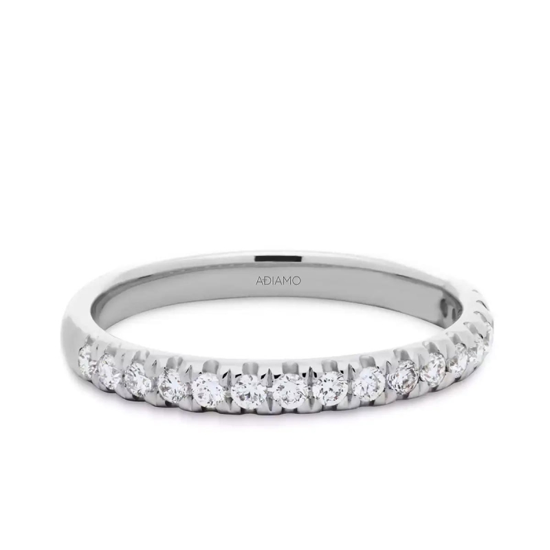 Obrączka ślubna z diamentami, 2,5 mm (O-R59652 W): 7 - zdjęcie: 1