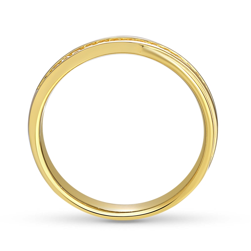 Obrączka z diamentami (R15945 Y): 7 - zdjęcie: 3