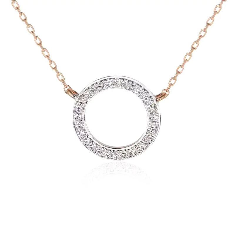 Naszyjnik z diamentami (N04969 R C) - zdjęcie: 1