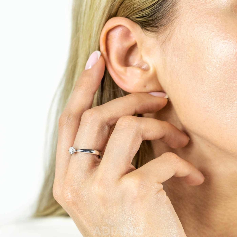 Pierścionek z diamentami (R58704 W 0,25ct): 10 - zdjęcie: 2