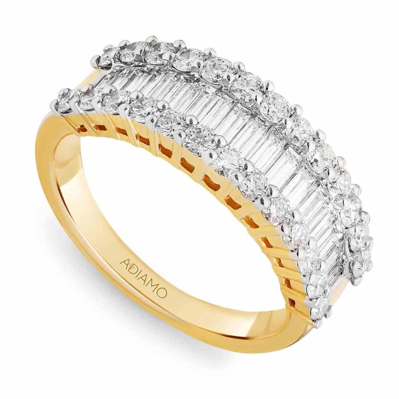 Pierścionek z diamentami (R10043 Y): 10 - zdjęcie: 1