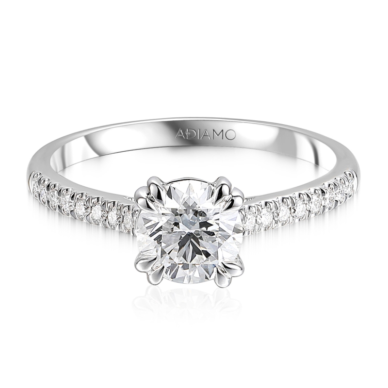 Pierścionek z diamentem laboratoryjnym (R100323 W LGD 1,03ct) : 10 - zdjęcie: 2