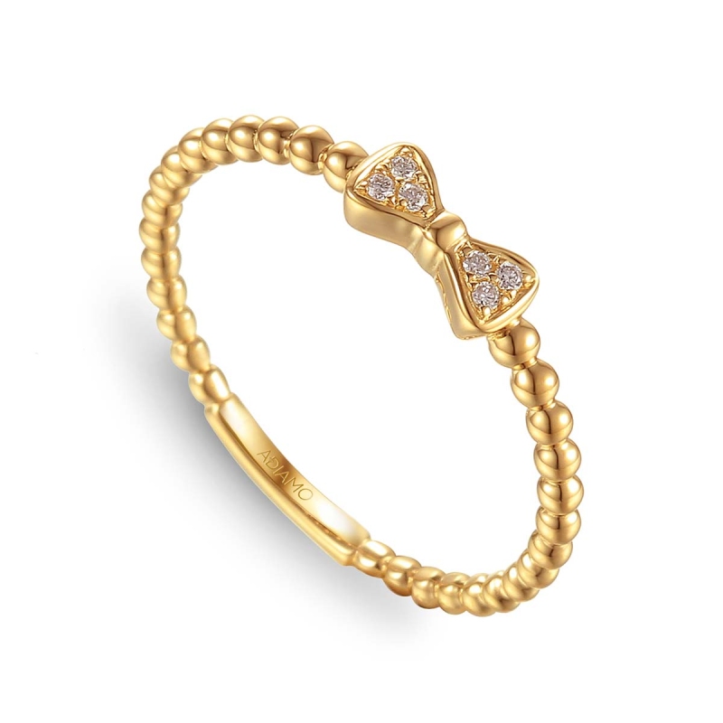 Pierścionek z diamentami (R61161 Y): 12 - zdjęcie: 1