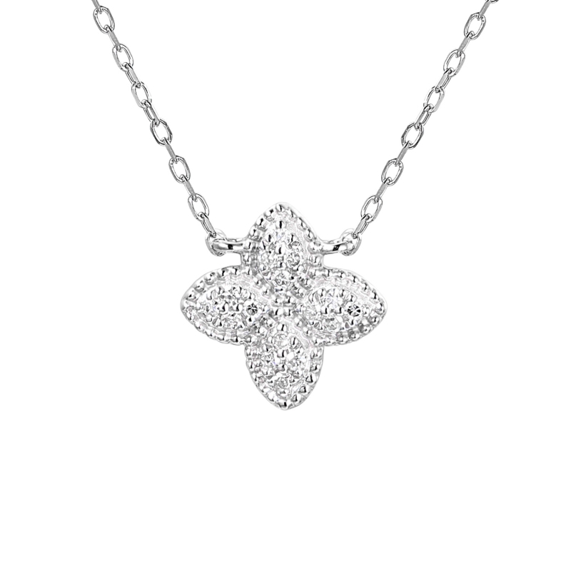 Naszyjnik z diamentami (N12459 W C) - zdjęcie: 1