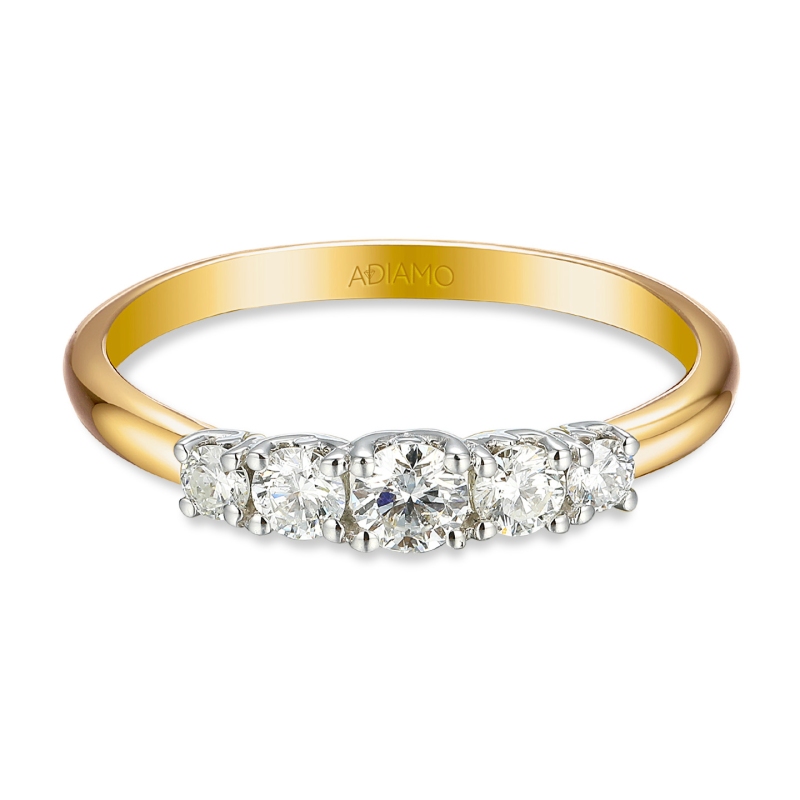 Pierścionek z diamentami (R92535 YW): 7 - zdjęcie: 3