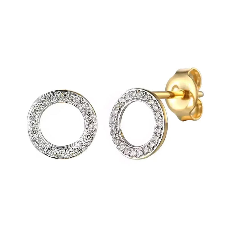 Komplet biżuterii z diamentami (E56482+N04969) - zdjęcie: 3