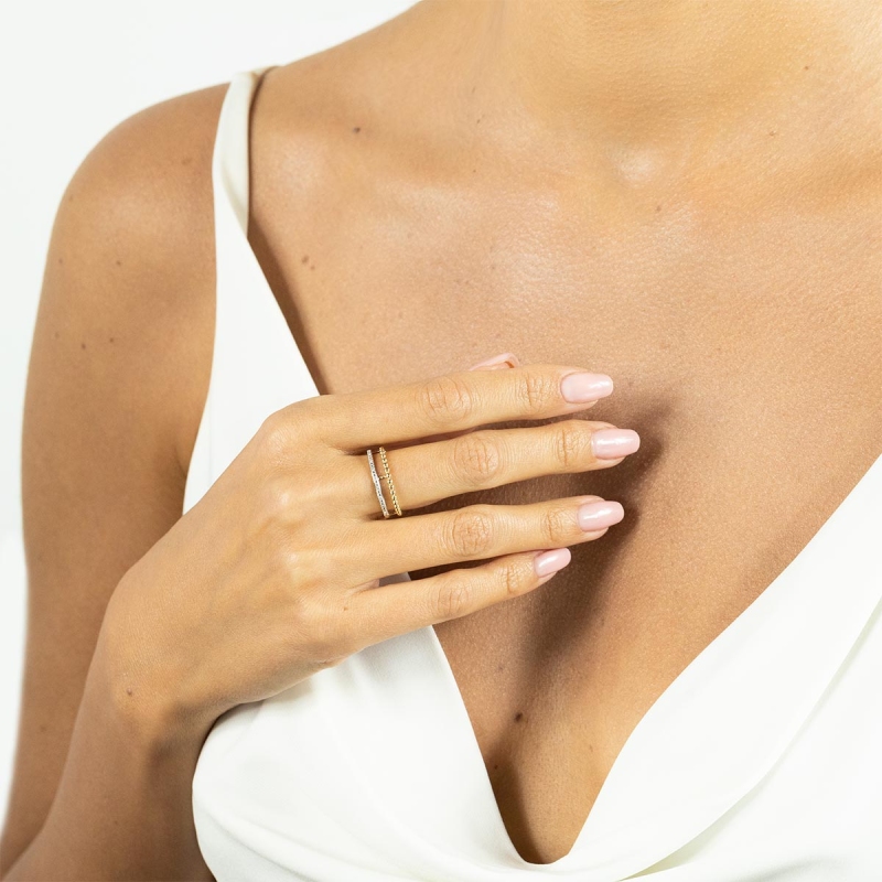 Pierścionek z diamentami (R69946 Y): 15 - zdjęcie: 2