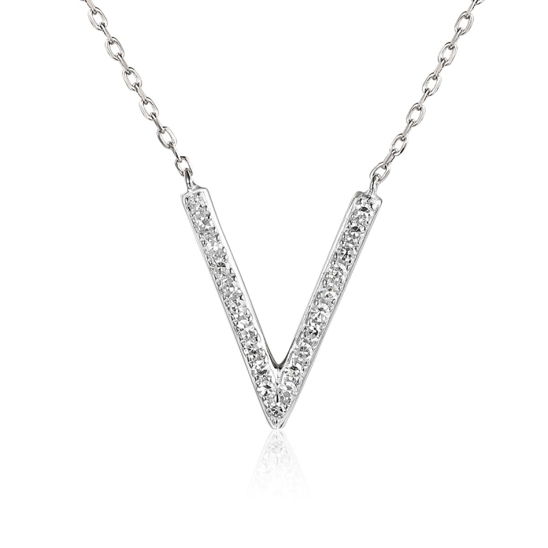 Naszyjnik z diamentami (N05776 W C) - zdjęcie: 1