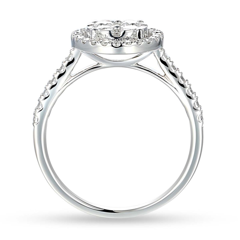 Pierścionek z diamentami (R87696 W): 10 - zdjęcie: 3