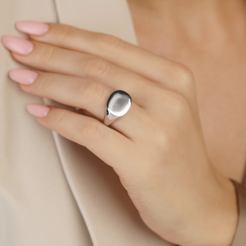 Sygnet srebrny (R100862 W 925): 14 - zdjęcie: 2