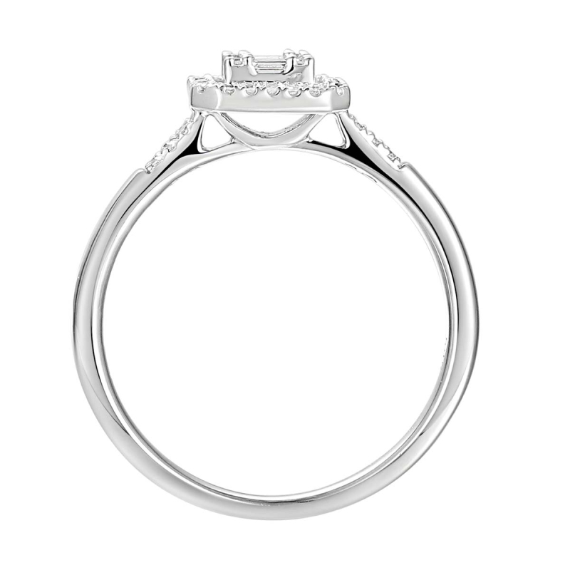 Pierścionek z diamentami (R93399 W): 7 - zdjęcie: 4