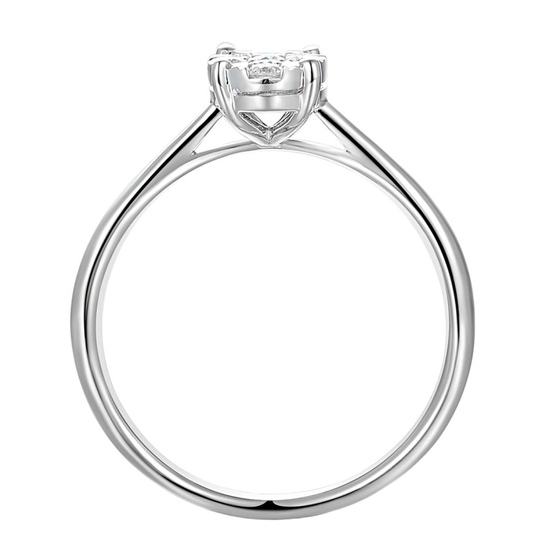 Pierścionek z diamentami (R65971 W) - zdjęcie: 3