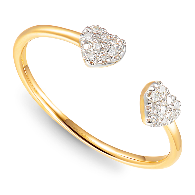 Pierścionek z diamentami (R99026 Y): 12 - zdjęcie: 1