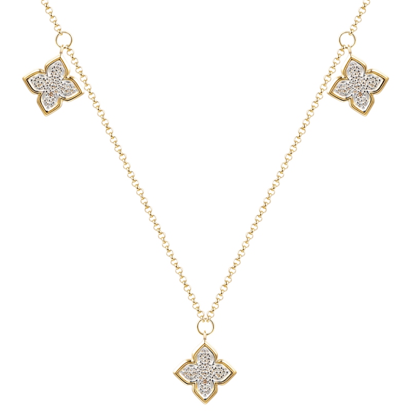 Naszyjnik z diamentami (N12240 Y G) - zdjęcie: 1