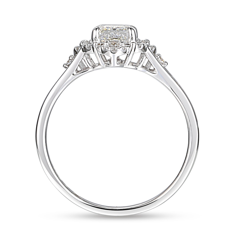 Pierścionek z diamentami laboratoryjnymi (R98879 W LGD 1,03ct): 10 - zdjęcie: 3