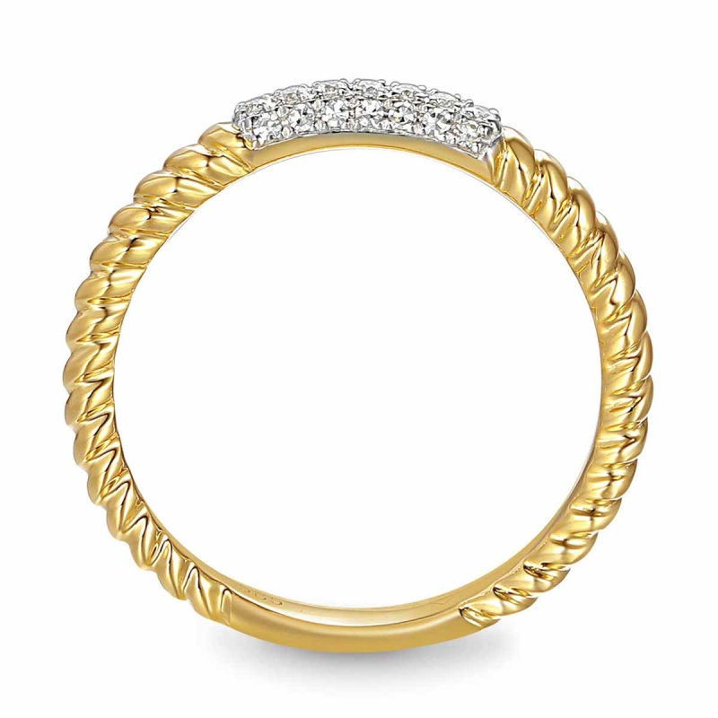 Pierścionek z diamentami (R86353 Y): 10 - zdjęcie: 3