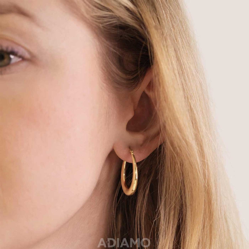 Kolczyki złote (E12092 Y A) - zdjęcie: 2