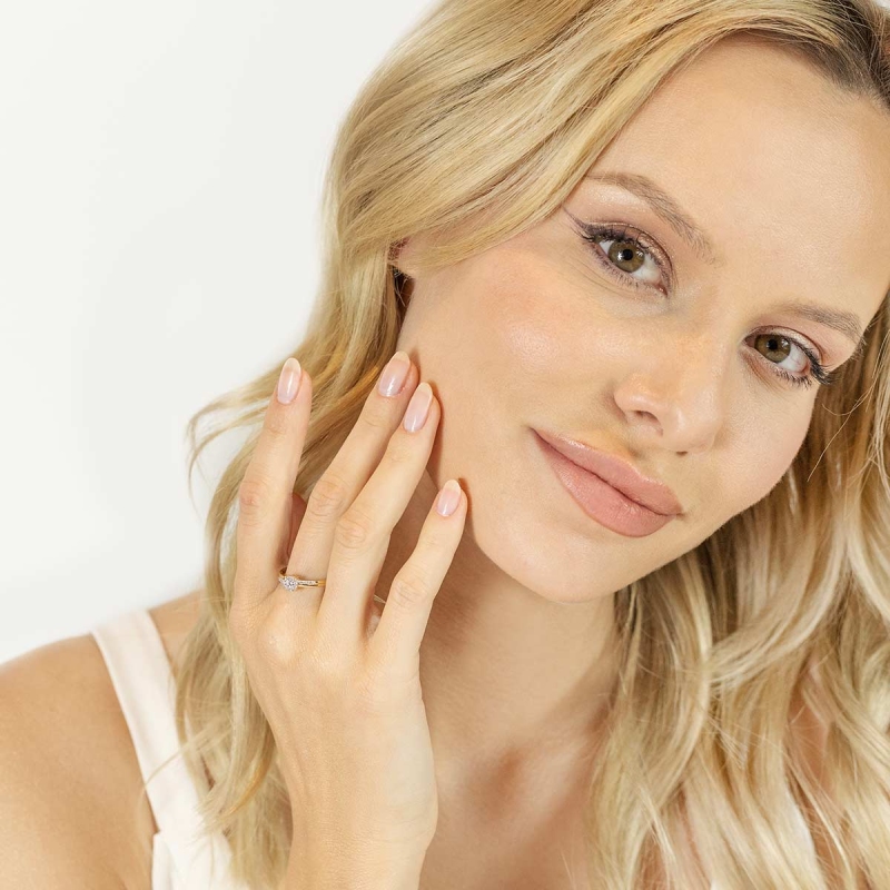 Pierścionek z diamentami (R46876 Y): 10 - zdjęcie: 2