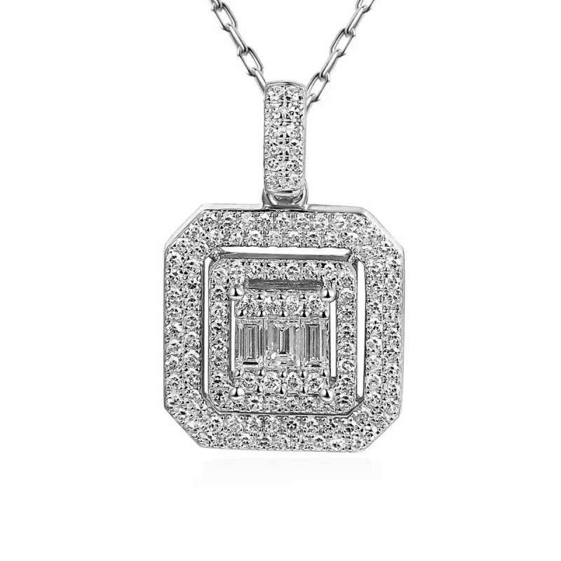 Zawieszka z diamentami (P84316 W) - zdjęcie: 1