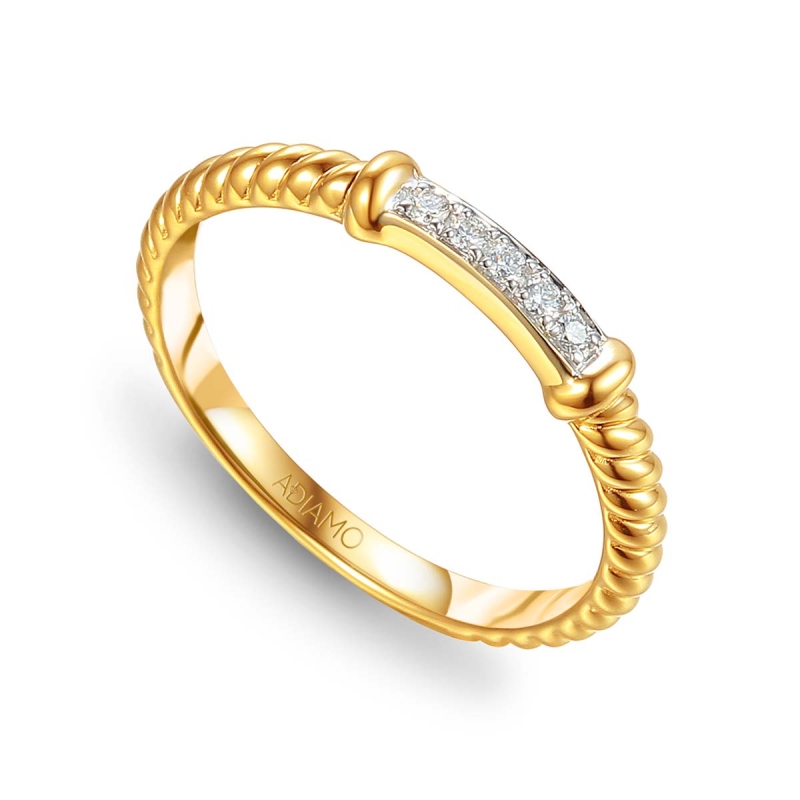 Pierścionek z diamentami (R81539 Y): 10 - zdjęcie: 1