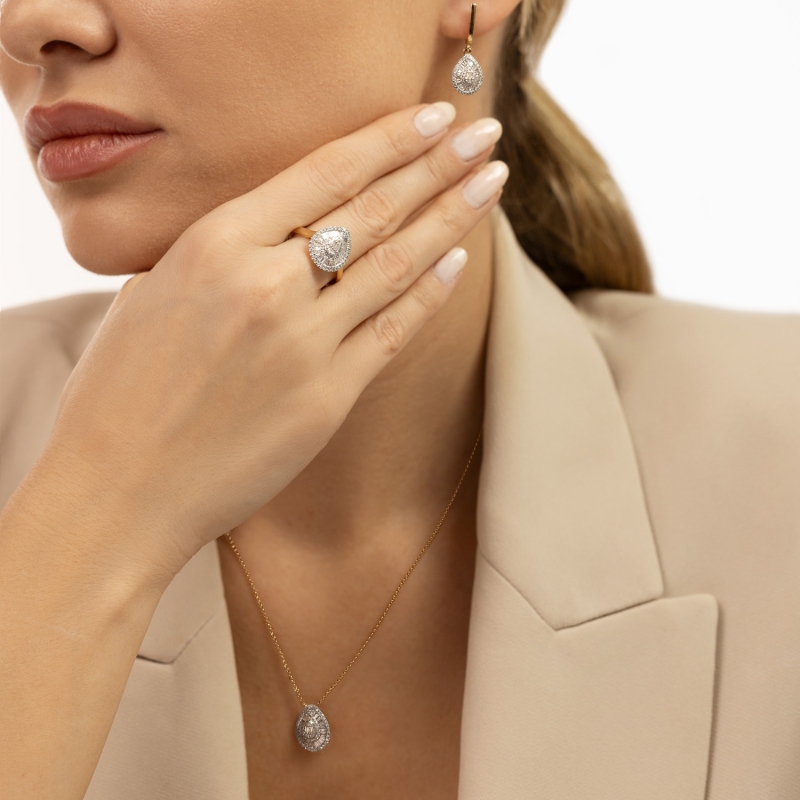 Naszyjnik z diamentami (N11875 Y) - zdjęcie: 3