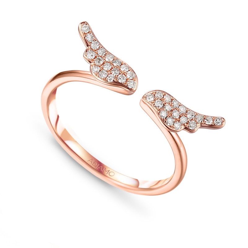 Pierścionek z diamentami (R58911 R) - zdjęcie: 1