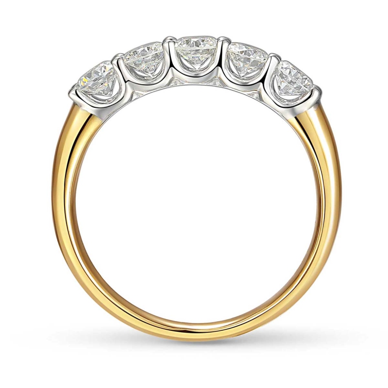 Pierścionek z diamentami (R81985 YW): 7 - zdjęcie: 4