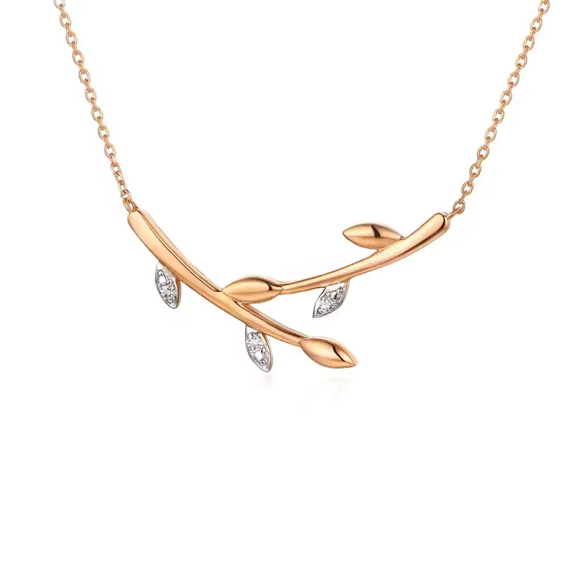 Naszyjnik z diamentami (N07131 R C) - zdjęcie: 1