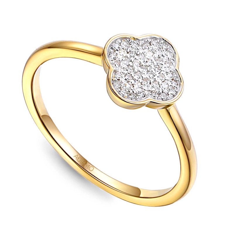 Pierścionek z diamentami (R86410 Y): 15 - zdjęcie: 1