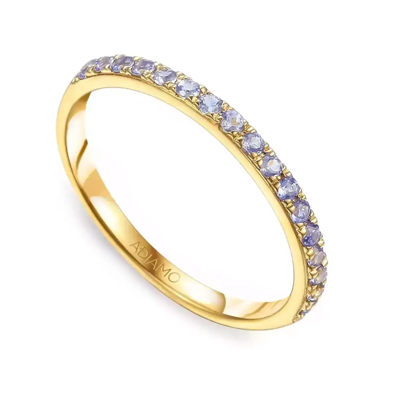 Pierścionek z tanzanitami (R47765 Y T): 8 - zdjęcie: 1