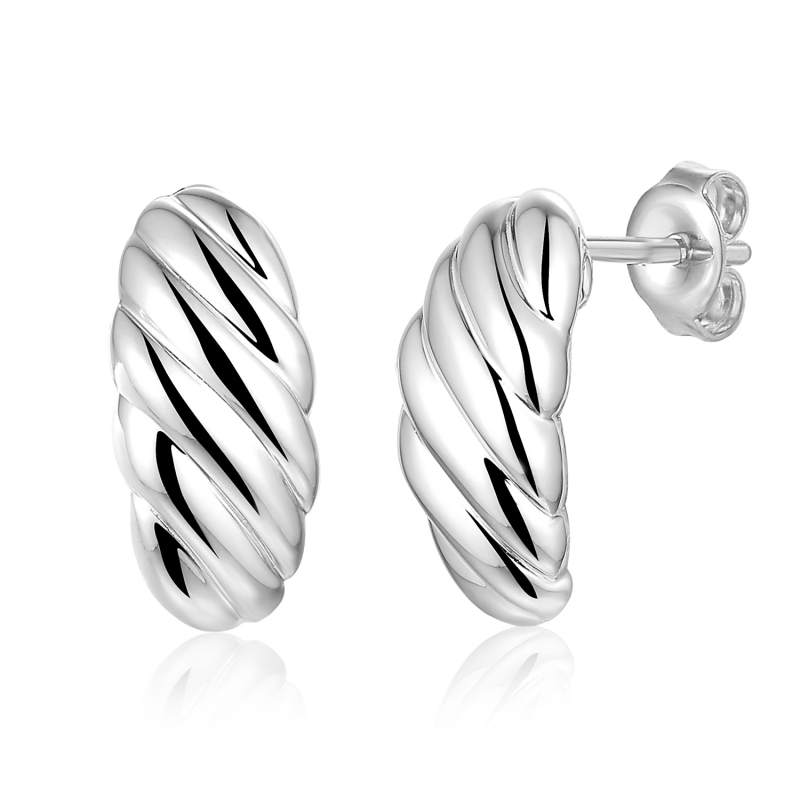 Kolczyki srebrne (E100864 W S 925) - zdjęcie: 1