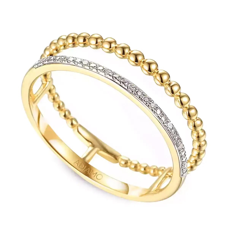 Pierścionek z diamentami (R69946 Y): 10 - zdjęcie: 1