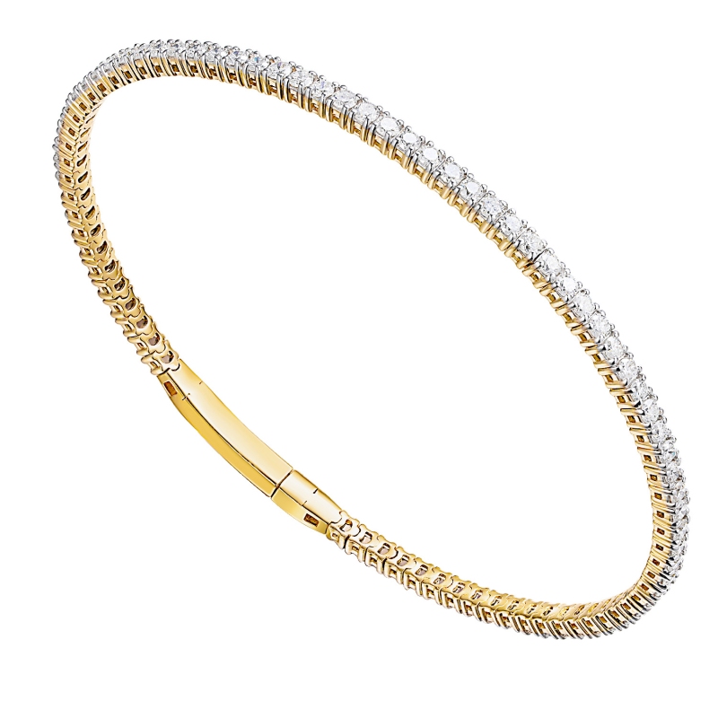 Bransoletka tenisowa z diamentami 2 ct (B09608 Y) - zdjęcie: 1