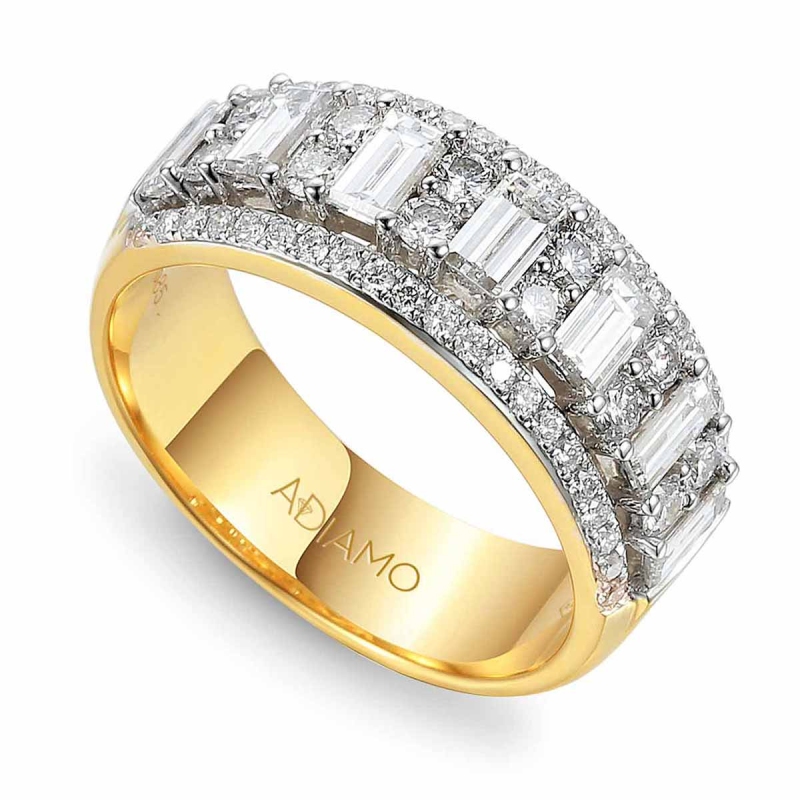 Pierścionek z diamentami (R42920 Y): 15 - zdjęcie: 1