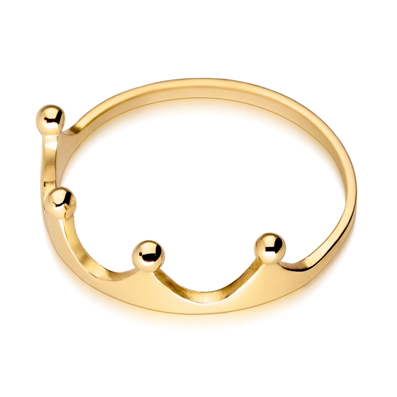 Pierścionek złoty (R25141 Y): 10 - zdjęcie: 2