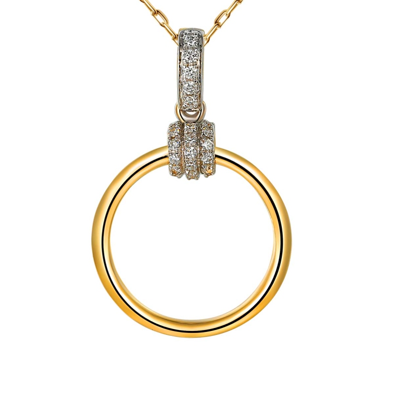 Zawieszka z diamentami (P90384 Y) - zdjęcie: 1