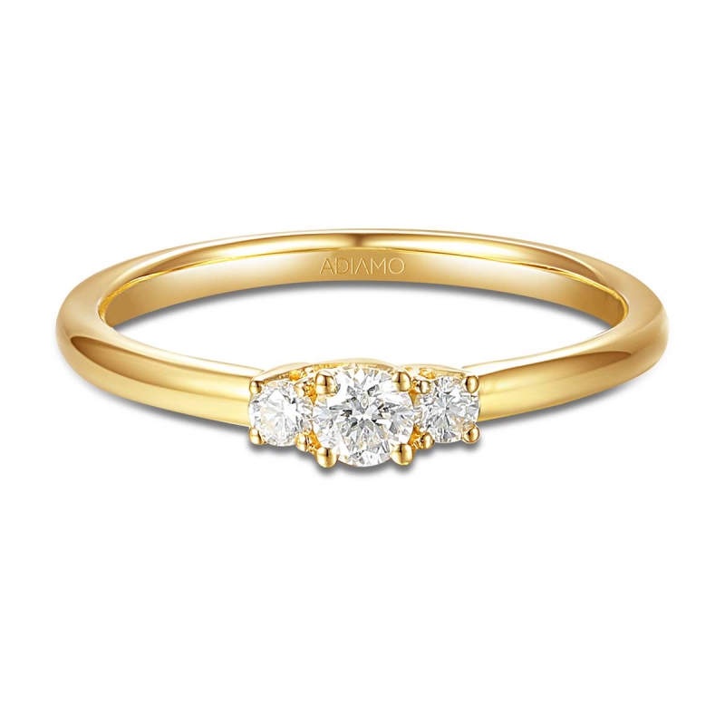 Pierścionek z diamentami (R66570 Y): 10 - zdjęcie: 3