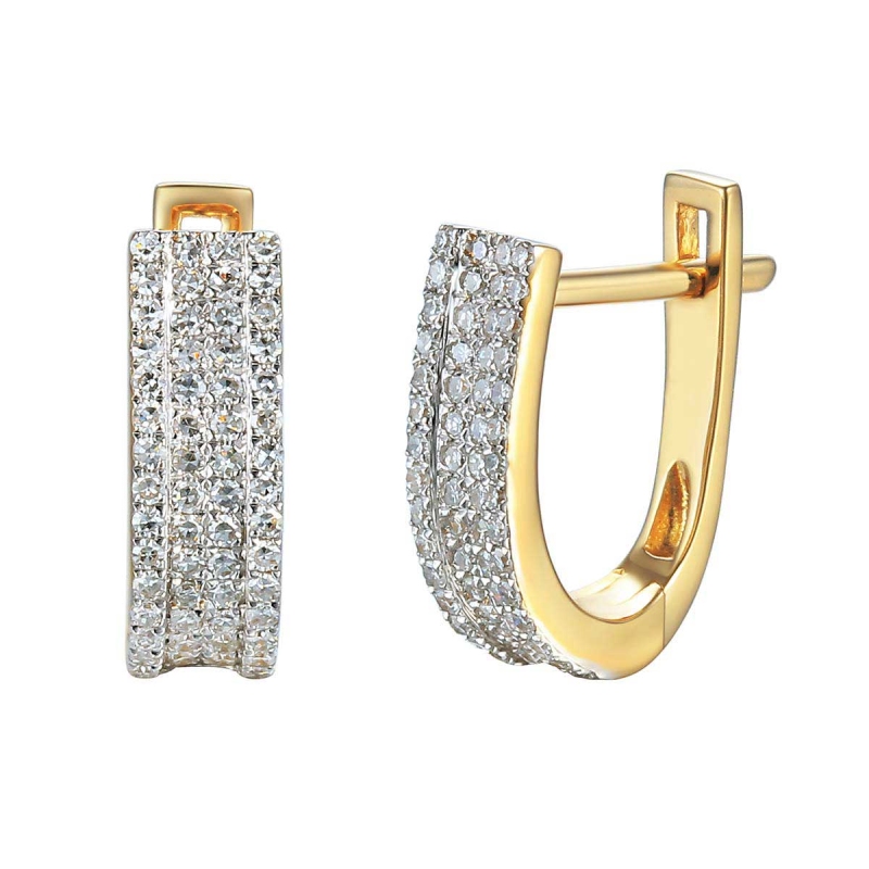 Kolczyki z diamentami (E36903 Y) - zdjęcie: 1